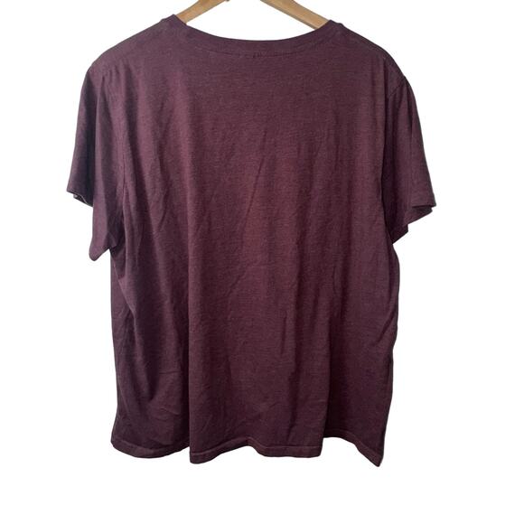 Shein 2XL Purple Leopard Print Heart Graphic Tee - Picture 4 of 4